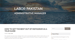 Desktop Screenshot of laborpakistan.org